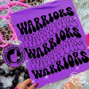 Warriors png, retro golvende krijgers png, krijgerssublimatie, wedstrijddag png, krijgersshirt png, krijgersmascotte png, voorzakontwerp #389
