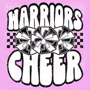 Warriors Cheer Png, Cheerleading Squad Png, Cheerleader Png, Warriors Png, Warriors School Spirit Png, Warriors Cheer Shirt Png #408