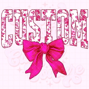Varsity PNG personalizado, Toile rosa PNG, PNG personalizado, PNG personalizado, Chinoiserie PNG personalizado, Design de camisa personalizado, Entrega no mesmo dia