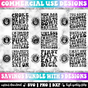 Sarcasm Png Bundle, INCLUDES 9 DESIGNS, Sarcasm Svg Bundle, Sublimation Bundle, Adult Humor Png Bundle, Retro Svg Bundle, Funny Png Bundle
