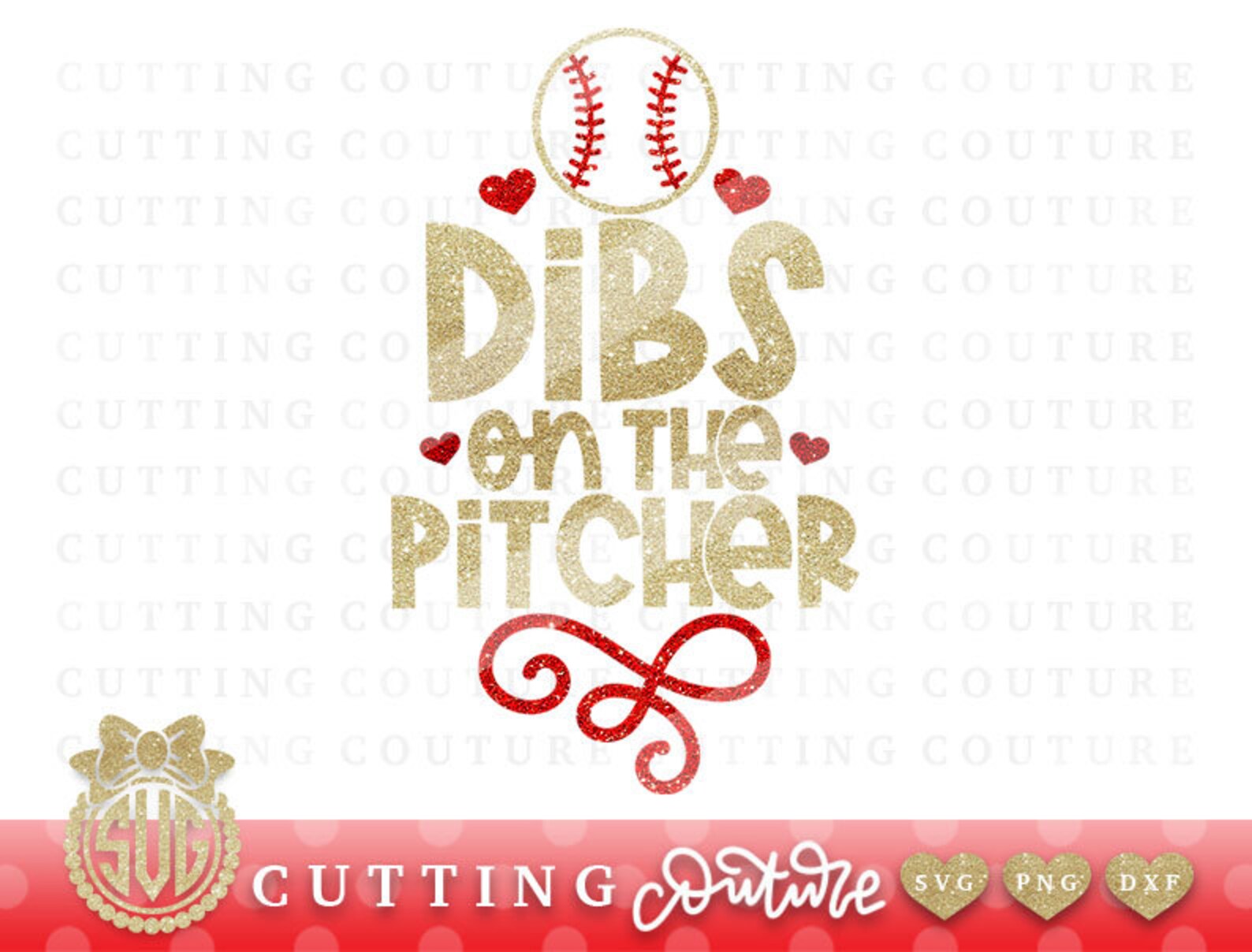 Baseball Svg Dibs On The Pitcher Svg Baseball Girlfriend Svg Etsy