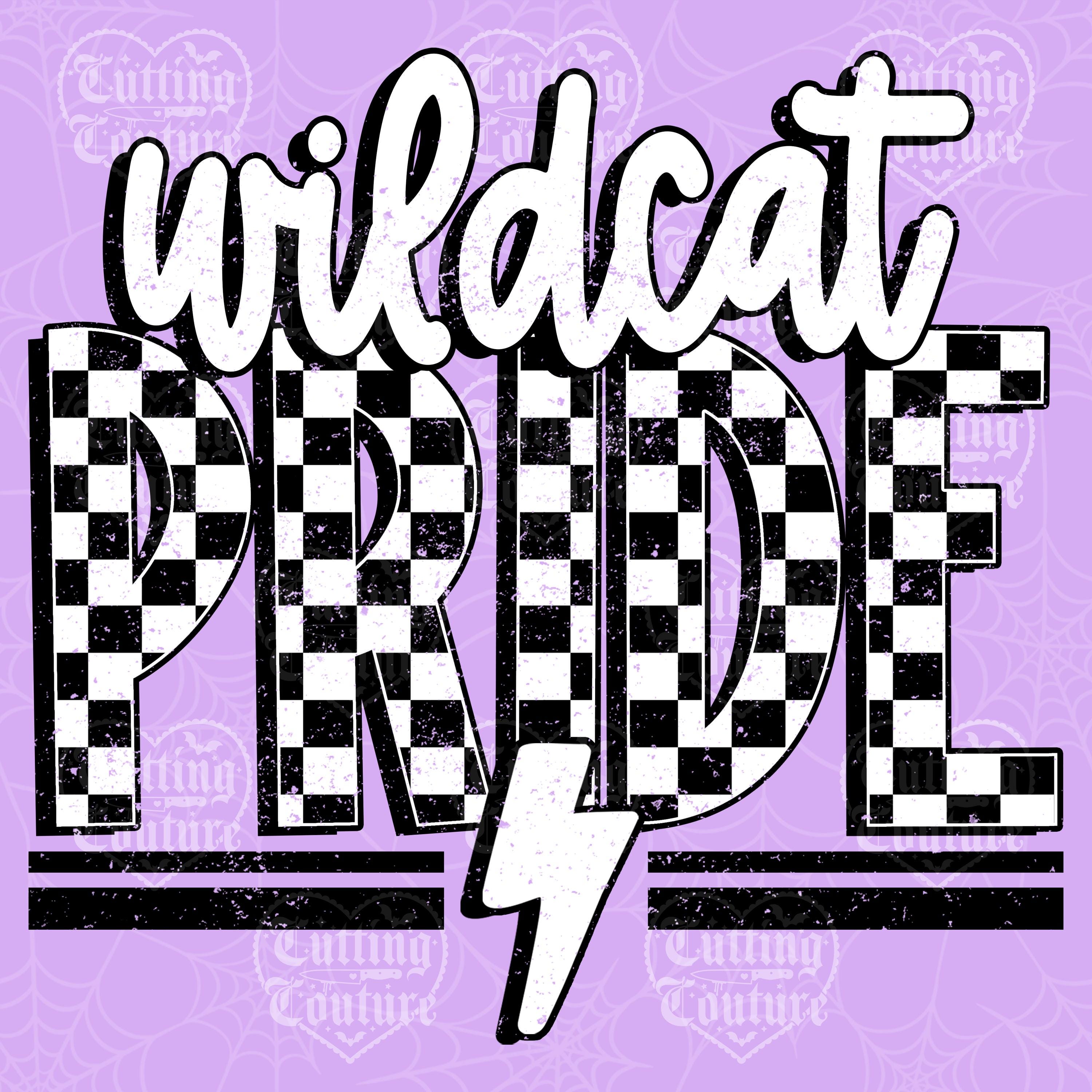 Wildcat Pride Png, Checkered Wildcats Png, Retro Wildcats Sublimation Design, Game Day Png, Wildcats Shirt, Wildcats Mascot Png #559