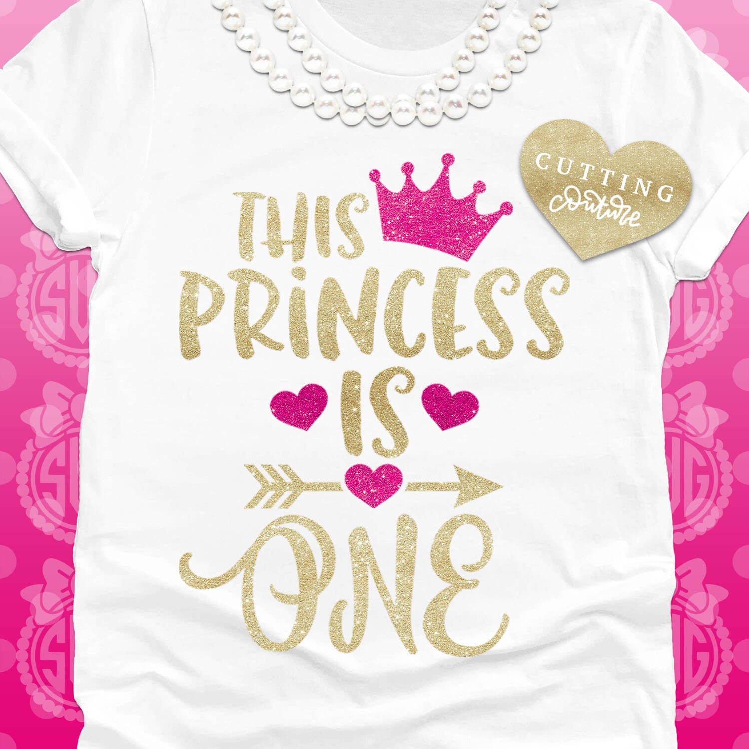 Download 1st Birthday Svg Cutting File First Birthday Svg Princess 1st Etsy