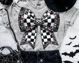 Plaid Coquette Bow Png, Coquette Checkered Bow Png, Fall Shirt Sublimation Design, Fall Png, Retro Checkered Bow Png, Girly Fall Png #14