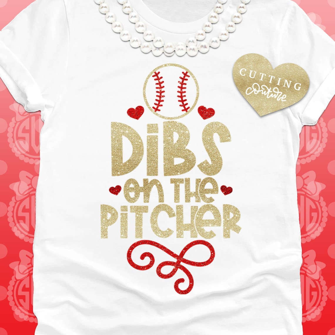 Baseball Svg Dibs On The Pitcher Svg Baseball Girlfriend Svg Etsy