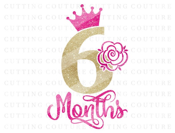 Download Half Birthday Svg Cutting File 1 2 Birthday Svg 6 Months Svg Etsy
