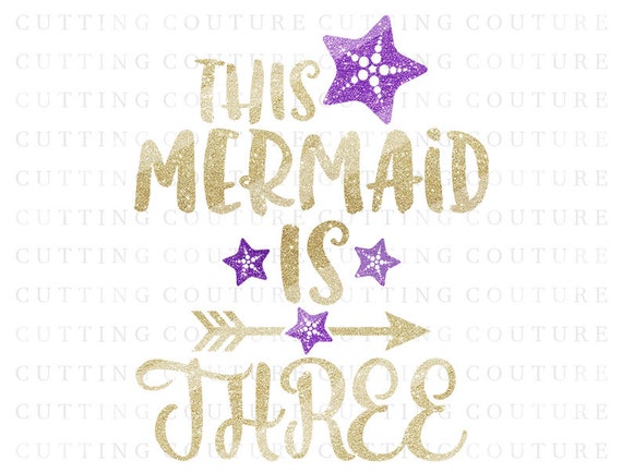 Download Mermaid Svg Mermaid Birthday Svg Mermaid Number Svg Mermaid Etsy