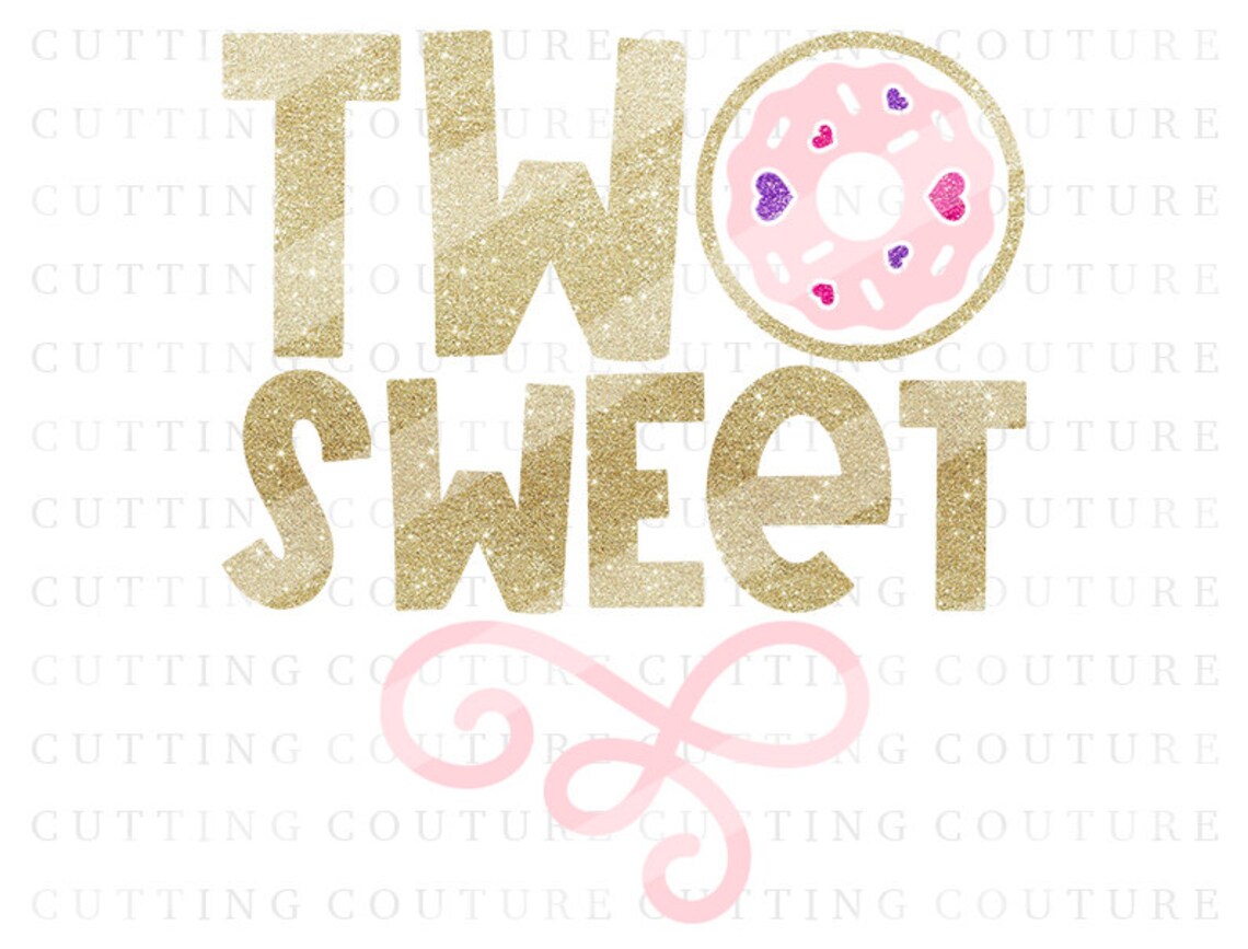 Download 2nd Birthday Svg Donut Svg Donut Birthday Svg Two Sweet ...