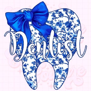 Dentysta Png, Niebieski Toile Png, Dentysta Toile Png, Chinoiserie Png, Kokietka Png, Kwiatowy Png, Projekt Sublimacji Dentysty, Ząb Png #23