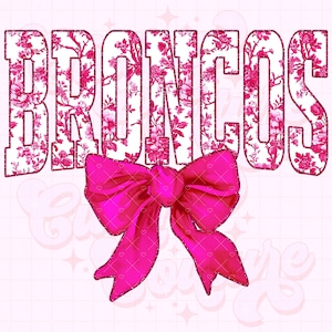 Broncos Png, Toile rose Png, Sublimation Broncos, Game Day Png, Chemise des Broncos Png, DTF, DTG, mascotte des Broncos Png, Broncos roses Png #15