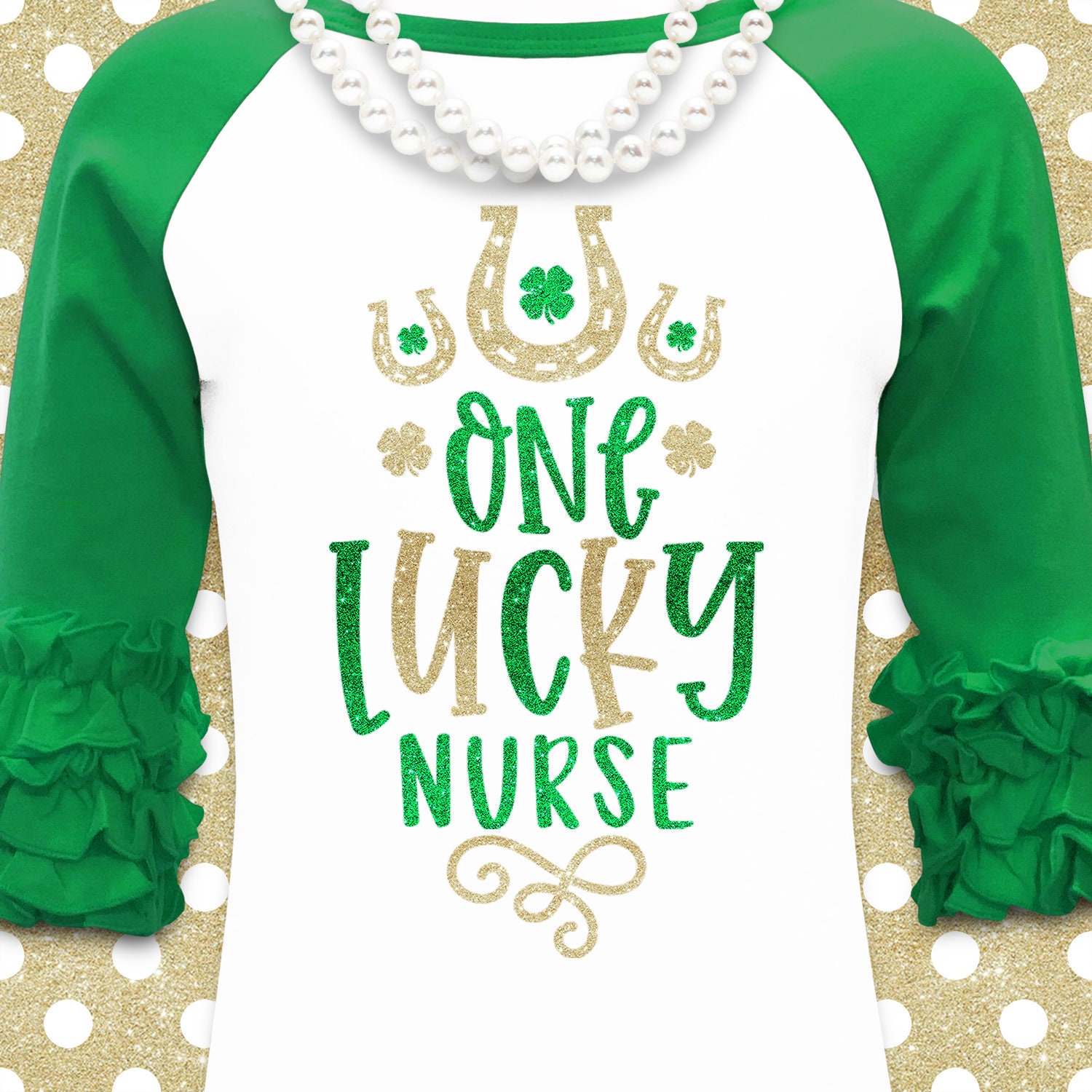St Patricks Nurse Svg St Patrick's Day Svg One Lucky Nurse | Etsy