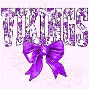 Vikings Png, Purple Toile Png, Vikings Sublimation, Game Day Png, Vikings Shirt Png, DTF, DTG, Vikings Mascot Png, Purple Vikings Png #27