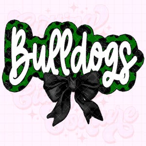 Bulldogs Png, Green Leopard Png, Bulldogs Sublimation, Game Day Png, Bulldogs Shirt, DTF, DTG, Bulldogs Mascot Png, Green Bulldogs Png #48
