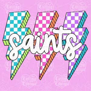 Heiligen png, geruite png, retro heiligensublimatie, gamedag png, heiligenshirt, heiligenmascotte png, neonheiligen png, DTF, DTG #356