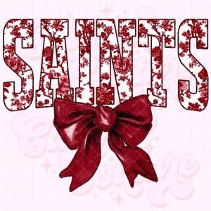 Saints Png, Maroon Toile Png, Saints Sublimation, Game Day Png, Saints Shirt Png, DTF, DTG, Saints Mascot Png, Maroon Saints Png #37