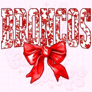 Broncos Png, Toile rouge Png, Sublimation de Broncos, Game Day Png, Chemise des Broncos Png, DTF, DTG, Mascotte de Broncos Png, Broncos rouges Png #15