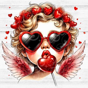 Cupido retrò PNG, Buon San Valentino PNG, San Valentino retrò PNG, Design a sublimazione di San Valentino, Maglietta di San Valentino PNG, Design di San Valentino n. 32
