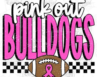 Pink Out Bulldogs Png, Piłka nożna Pink Out Png, Świadomość Raka Piersi Png, Koszulka Bulldogs Pink Out Png, Retro Png, Piłka Nożna Bulldogs Png #3
