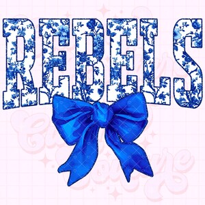 Rebels Png, Blue Toile Png, Rebels Sublimation, Game Day Png, Rebels Shirt Png, DTF, DTG, Rebels Mascot Png, Blue Rebels Png #35
