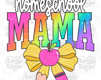 Mamá que educa en casa (neón) (Png), Regreso a clases (Png), Camiseta de mamá que educa en casa (Png), Camiseta de educación en casa, Retro (Png), Grunge (Png), Primer día de clases (n.° 117)