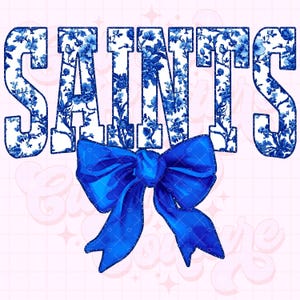 Saints Png, Blue Toile Png, Saints Sublimation, Game Day Png, Saints Shirt Png, DTF, DTG, Saints Mascot Png, Blue Saints Png #37