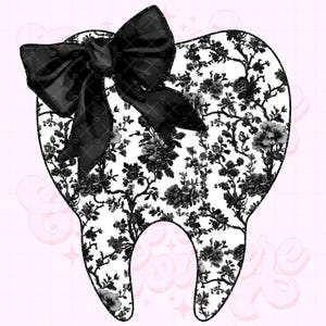 Dente Png, Toile Preto Png, Chinoiserie Png, Coquette Png, Floral Png, Dentista Png, Higienista Png, Dental Png, Dental Assistant Png #22