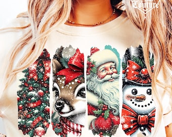 It's The Most Wonderful Time Of The Year Png, Retro Christmas Png, Vintage Christmas Png, Santa Png, Reindeer Png, Christmas Shirt Png #1