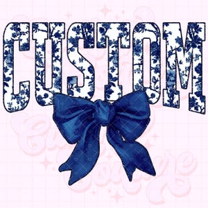 Varsity PNG personalizado, Navy Toile PNG, PNG personalizado, PNG personalizado, PNG chinês personalizado, Design de camisa personalizado, Entrega no mesmo dia