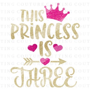 Download 5th Birthday Svg Cutting File Fifth Birthday Svg Princess 5th Etsy