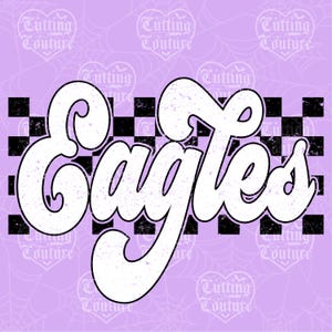 Geruite adelaars png, retro adelaarssublimatieontwerp, gamedag png, adelaarsshirt, adelaarsmascotte png, adelaarstrots png, dtf, dtg #404