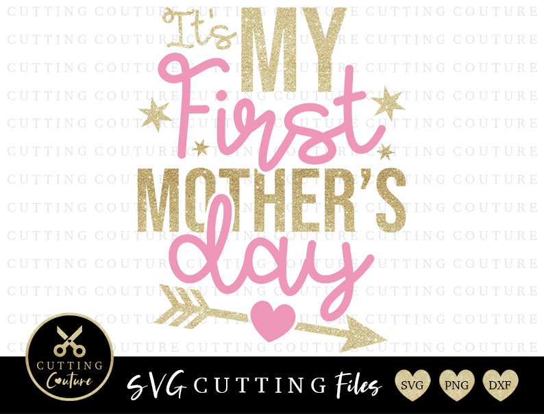 Download My First Mother's Day Svg Happy Mother's Day Svg | Etsy
