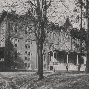 1907 St. Mary's of the Springs, Shepard, Ohio, zabytkowa pocztówka | Używana | Niepodzielony tył