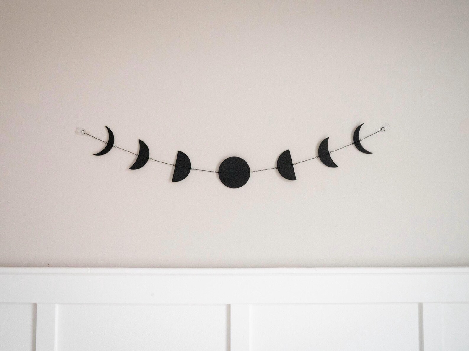 Modern Moon Modern Moon Phases Wall Hanging: Boho Celestial Decor - Etsy