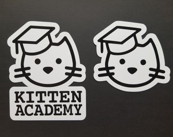 Kitten Academy Logo Car or Fridge Magnet - Proceeds Benefit Kitten Academy!