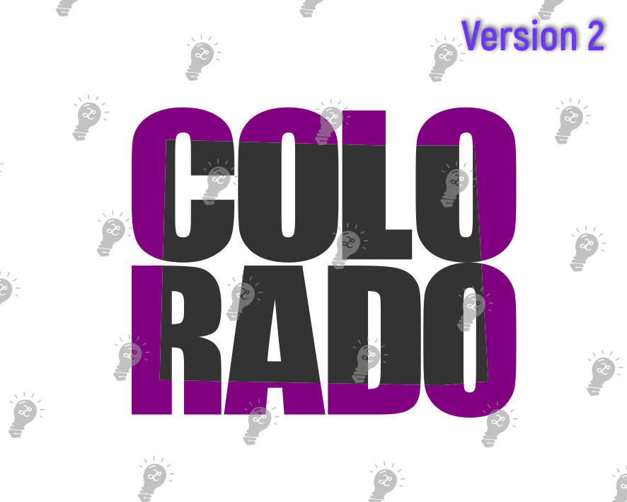 Colorado Knockout Design and Cut File .svg .pdf .png .eps .dxf - Etsy