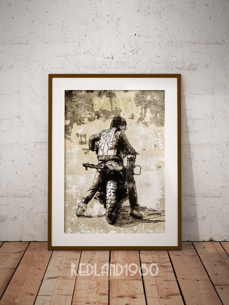 THE WALKING DEAD ZOMBIES ARTWORK TELEVISION POSTER MAIN FILM A4 A3 ART PRINT
