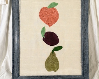 Peach, Plum Pear | 16" x 20"