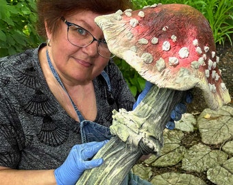How to make Huge Concrete Mushrooms (unique lightweight method) eBook PDF (Digital instant Download)
