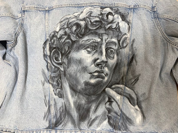 New Artist Hand Painted Jean Jacket One-of-a-kind Unique - Etsy Canada