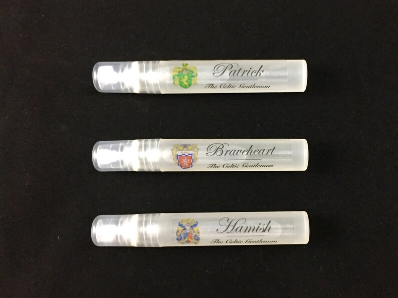 Sample Set of Three All Current Fragrances All Natural Spray Cologne for Men image 3