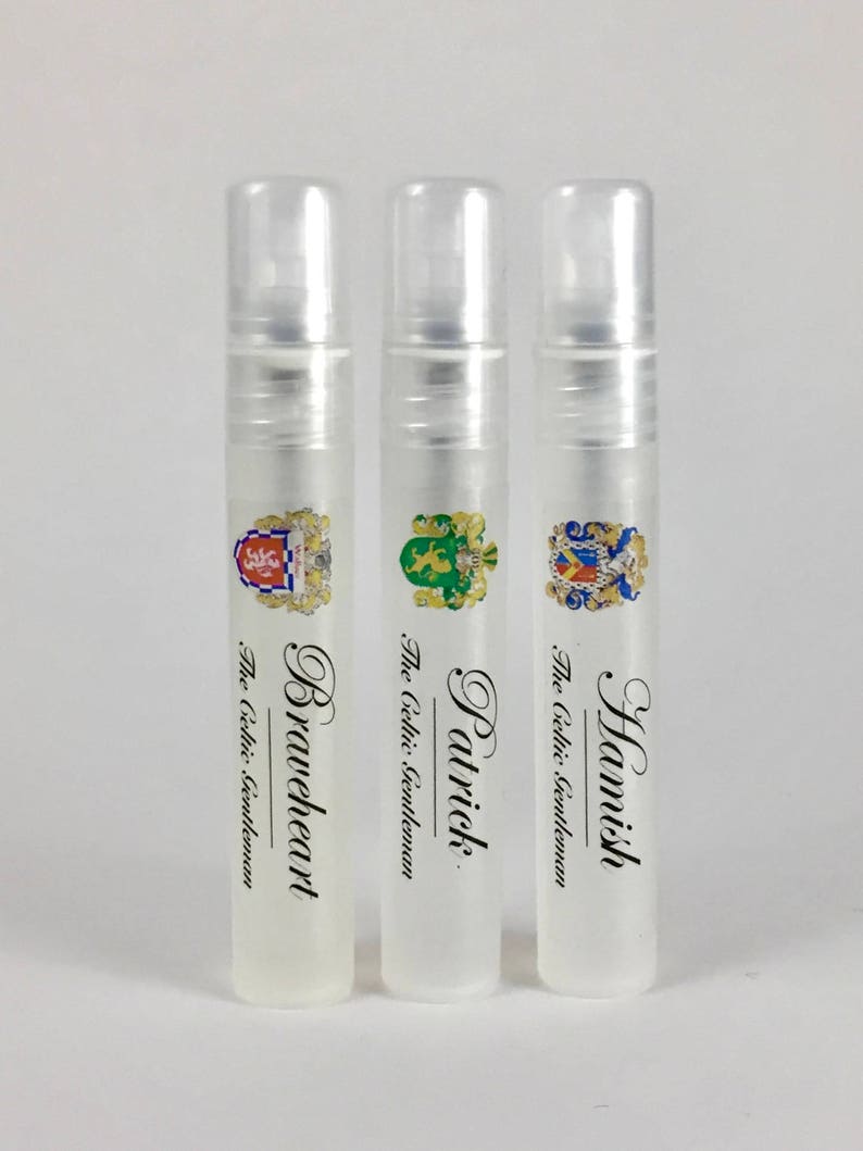 Sample Set of Three All Current Fragrances All Natural Spray Cologne for Men image 2