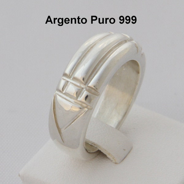 Pure Silver 999 - Ring of RA - of the King, Ring of Atlantis, of Karnak, Luxor Ring - Reiki