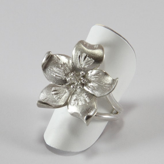 925 Sterling Silver Lotus Flower Ring for Women Birthday