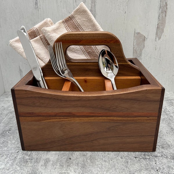 Silverware Caddy Etsy