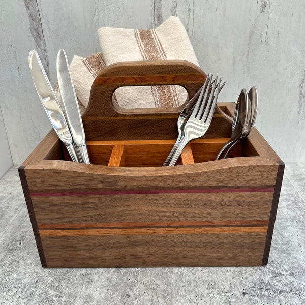 Silverware Caddy Etsy