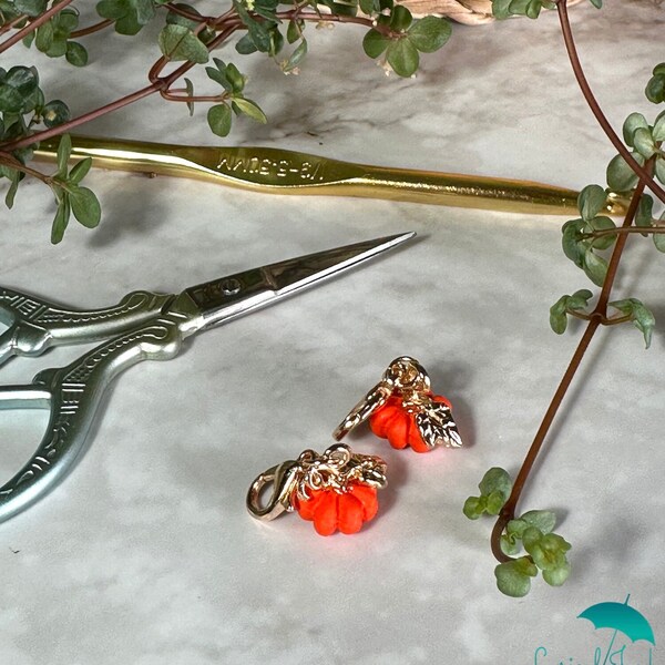 Pumpkin Stitch Marker