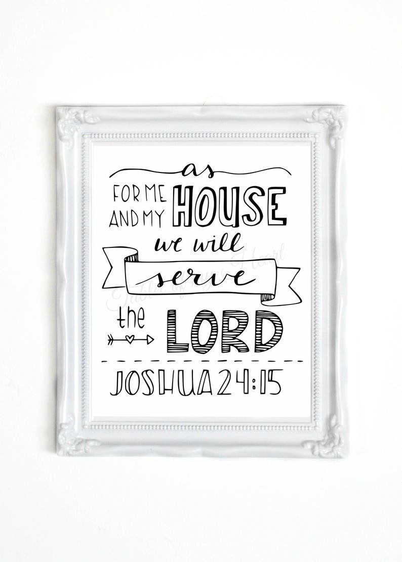 as for me and my house kjv as for me and my house kjv
