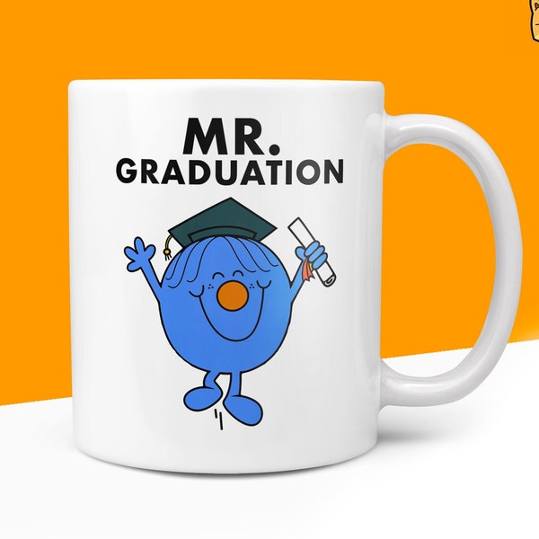 Novelty Mr GRADUATION Mug Funny Men Mr Him Gift Secret Santa Present Unique Ceramic Novelty Office Birthday Christmas 10oz Coffee Tea Cup