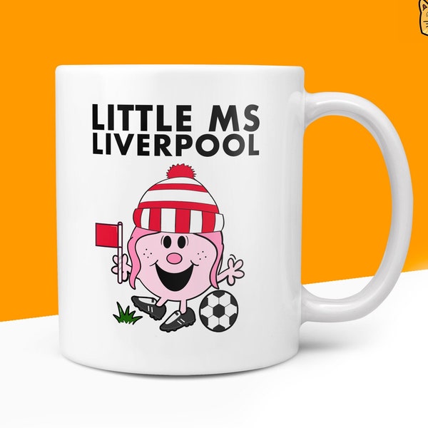 Little MS LIVERPOOL Women's Football Merchandise Girls Miss Gift For Her FC Gifts 10oz Coffee Tea Mug