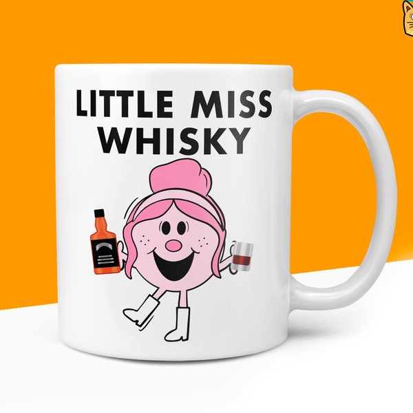 Little MS WHISKY Drinker Friend Office Bestie Birthday Christmas Gift For Miss Her Novelty Mr Men Gifts 10oz Coffee Tea Mug